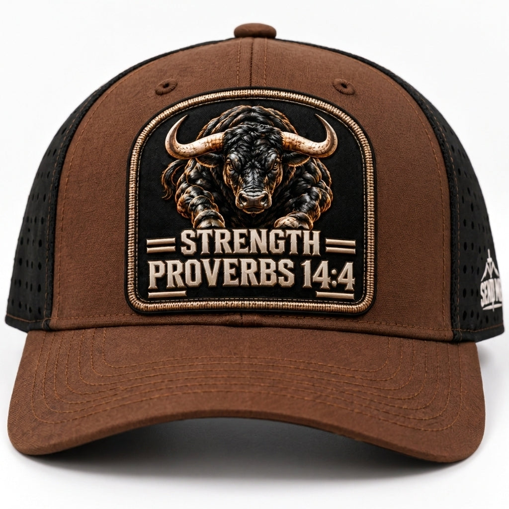 Strength - Brown Bull Performance Hat